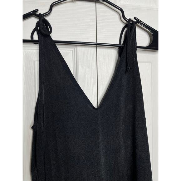 Intimately Free People Womens Black Silky Tank Top Size Large - Picture 2 of 9